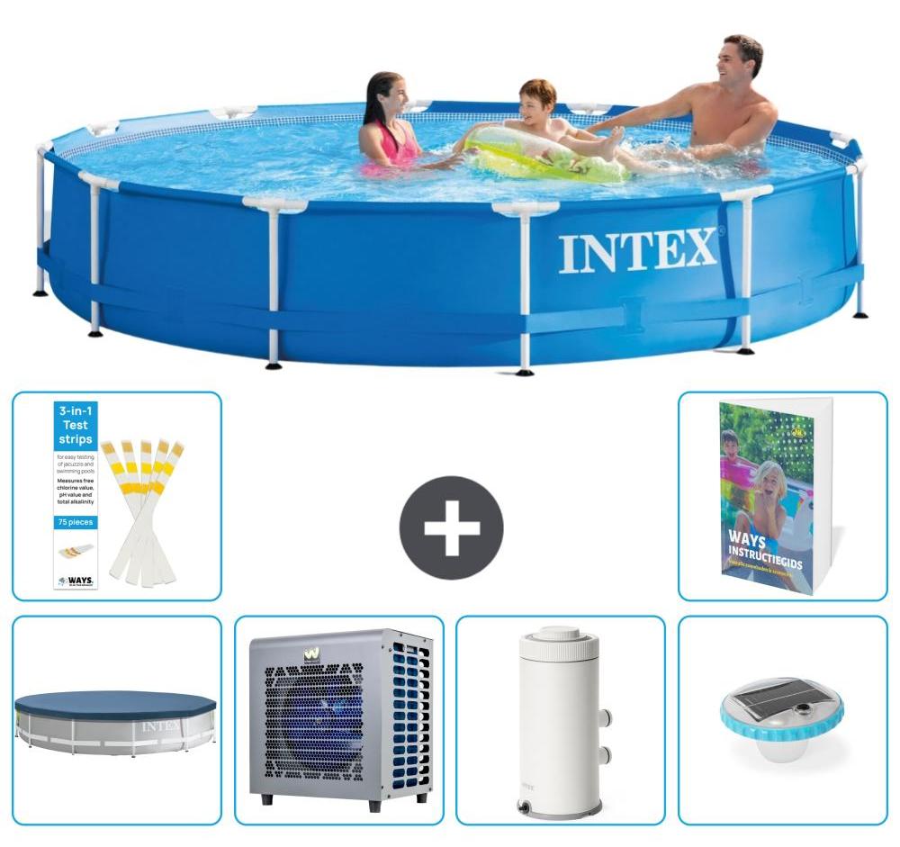 Frame Pool Rund - 366x76 cm - 5-teilig S1