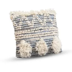 Kissen Zubehör 45 x cm Mischgewebe Blau