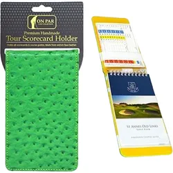 ON PAR Scorekartenmappe Ostrich Golf, grün/gelb