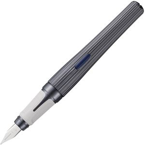 Pelikan Pelikan Füller  o structure, Feder M, für Rechtshänder, aus Kunststoff, grau
