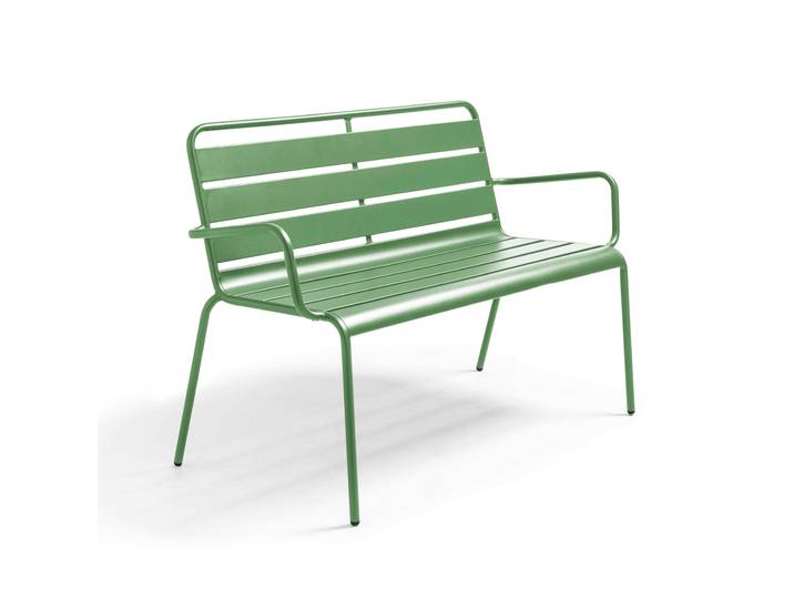 Oviala - Banc de jardin en métal