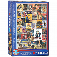 eurographics Puzzle - Werbeplakate des 1. und 2. Weltkrieges - 1000 Teile 300897