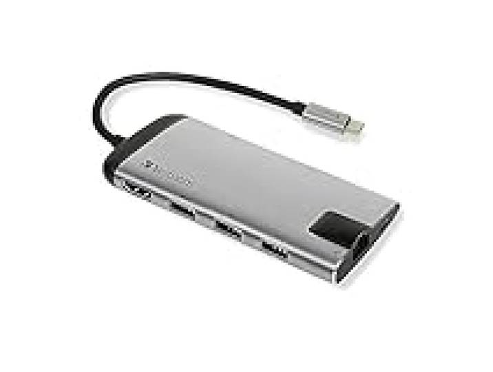 Verbatim USB-C Adapter USB 3.1 GEN 1/USB, W125625520 (1/USB 3.0x3/HDMI/SDHC/MICROSDHC/RJ45 49142, USB 3.2 Gen 1 (3.1 Gen 1) Type-C, USB 3.2)