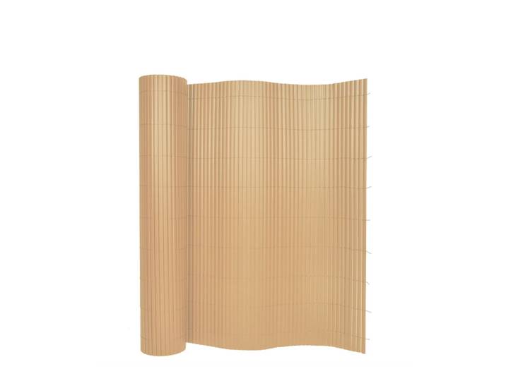Sichtschutzmatte PVC 500 x 140 cm Bambusoptik