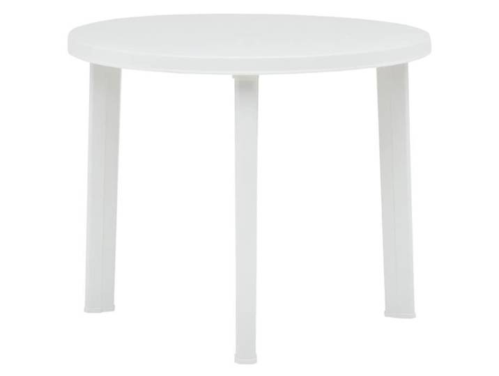 Table de jardin Blanc 89 cm Plastique