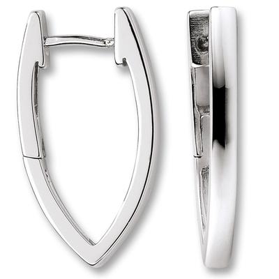 Paar Creolen ONE ELEMENT "Ohrringe Creolen aus 925 Silber", silber, Ohrringe, Damen, Damen, Silber 925 (Sterlingsilber), Harmonisch gestaltet – ruhiges Design mit feinem Ausdruck