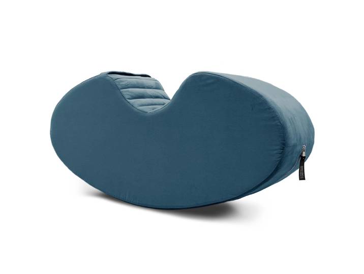 Hocker Rockon Velvet Blau