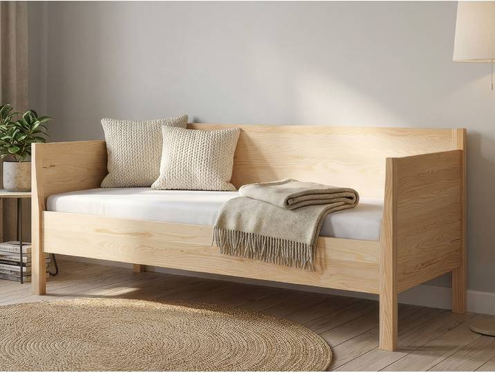 Sofabett „Melanie“ Esche 70 x 210 cm Massivholz Esche