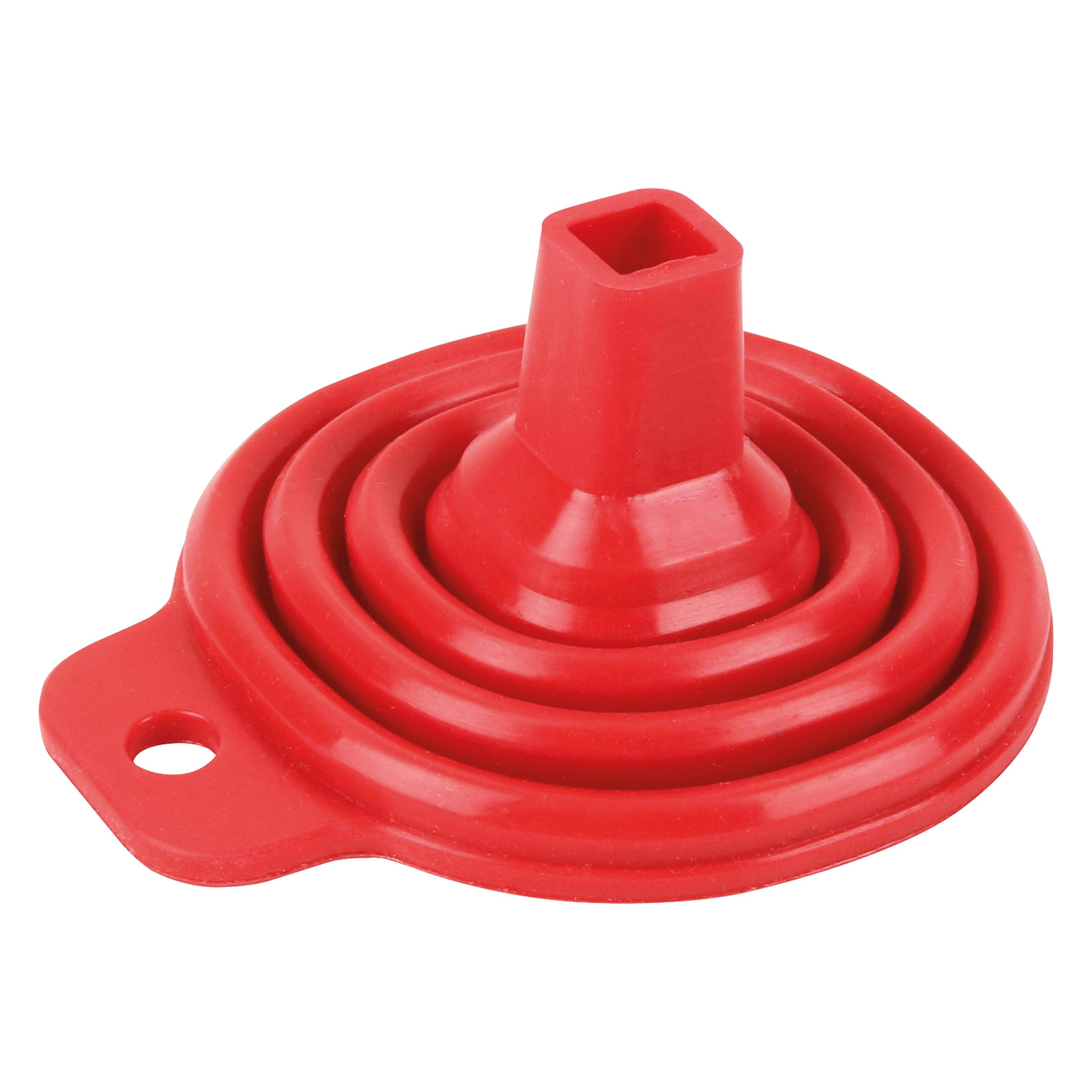 Magni APA 31364 Silikon-Trichter, faltbar, für Auto, rot (4006132313649)