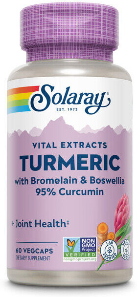 Solaray Turmeric Turmeric Root Extract 60 Capsules