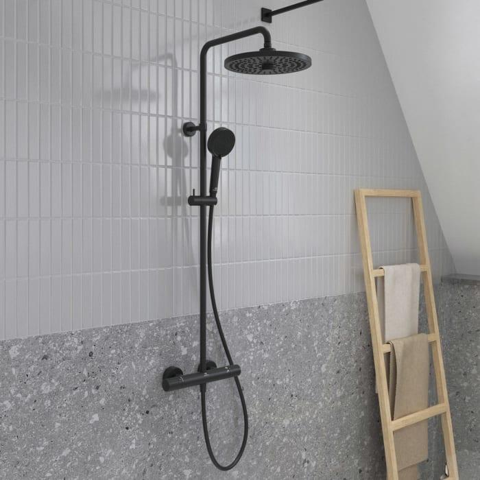Ideal Standard Lastani Duschsystem mit Brausethermostat Aufputz