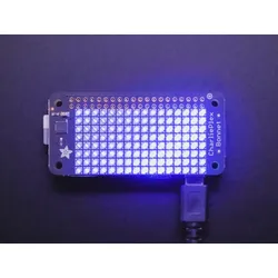 Adafruit CharliePlex LED Matrix Bonnet - 8x16 Blaue LEDs