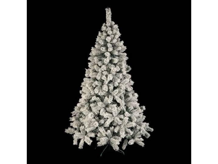 Christbaum Windy Peak 150 cm grün Floquiert weiß