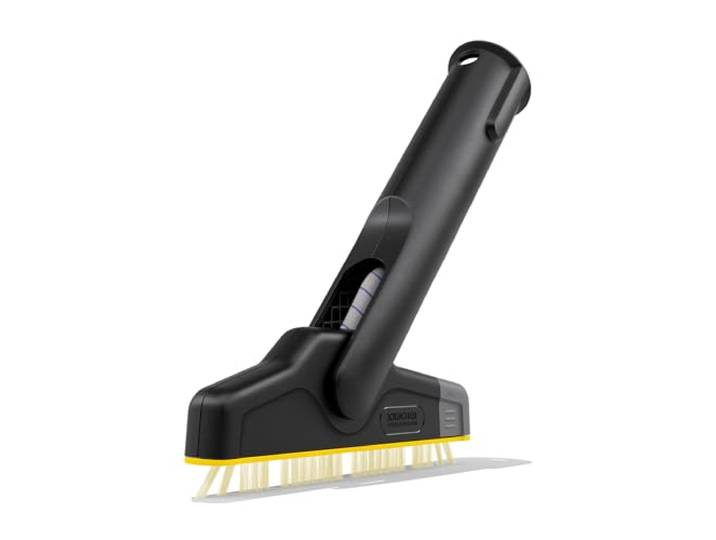 Kärcher XXL voegenborstel met flexibel scharnier en vervangbare borstelrij voor hygiënische reiniging van cementvoegen en tegelvoegen, origineel accessoire voor de Kärcher stoomreiniger