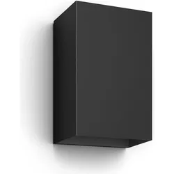 Philips, Gartenbeleuchtung, Hue White & Col. Amb. Resonate Wandleuchte schwarz 1200lm, 2er (1200 lm)
