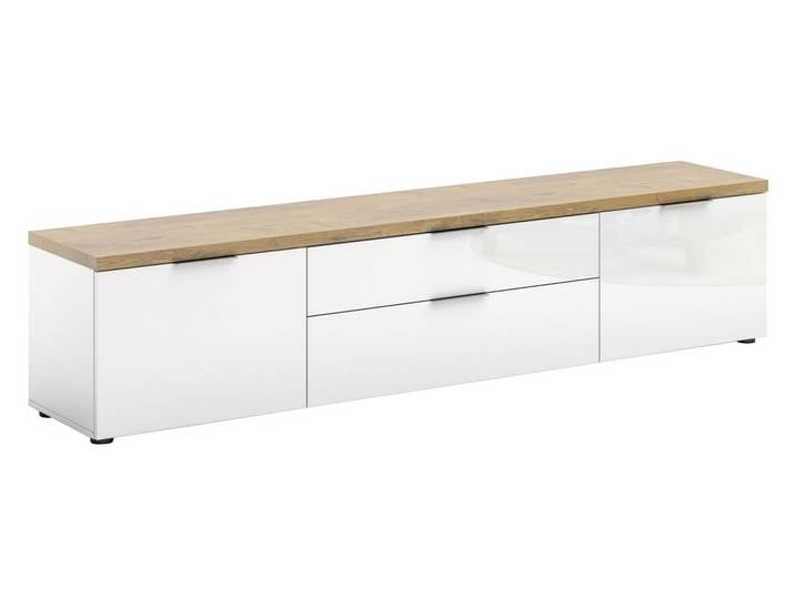 XORA XL-TV-Lowboard IDEA, Weiß, Holznachbildung