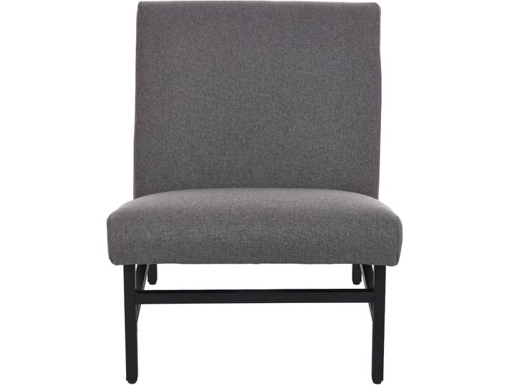Sessel SORAAYA Lounge-Sessel, Lese-Sessel, TV-Sessel , grau (anthrazit), B:63cm H:75,5cm T:86,5cm, LEGER HOME BY LENA GERCKE, Sessel, Sessel, schwarzes Metall-Gestell, feiner Web-Stoff
