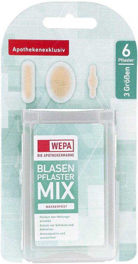 Wepa Blasenpflaster Mix 3 Grössen 6stk