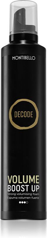 Montibello Decode Volume Boost Up mousse coiffante fixation extra forte 300 ml
