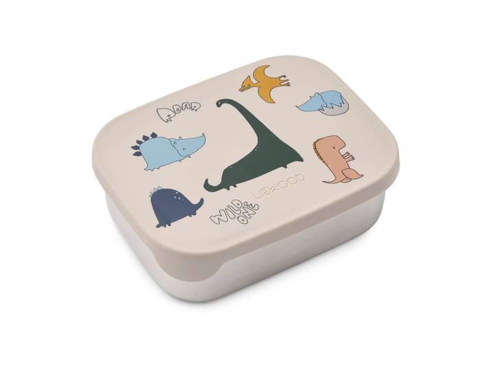Liewood Boîte à lunch Arthur 13,5x17 cm Dino roar/Sandy