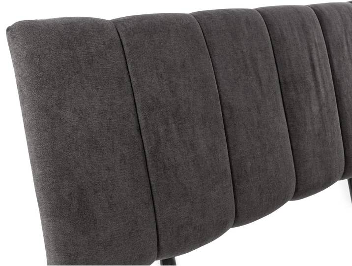 Polsterkopfteil mit Steppung, inkl. Metallwinkel, 140 cm
