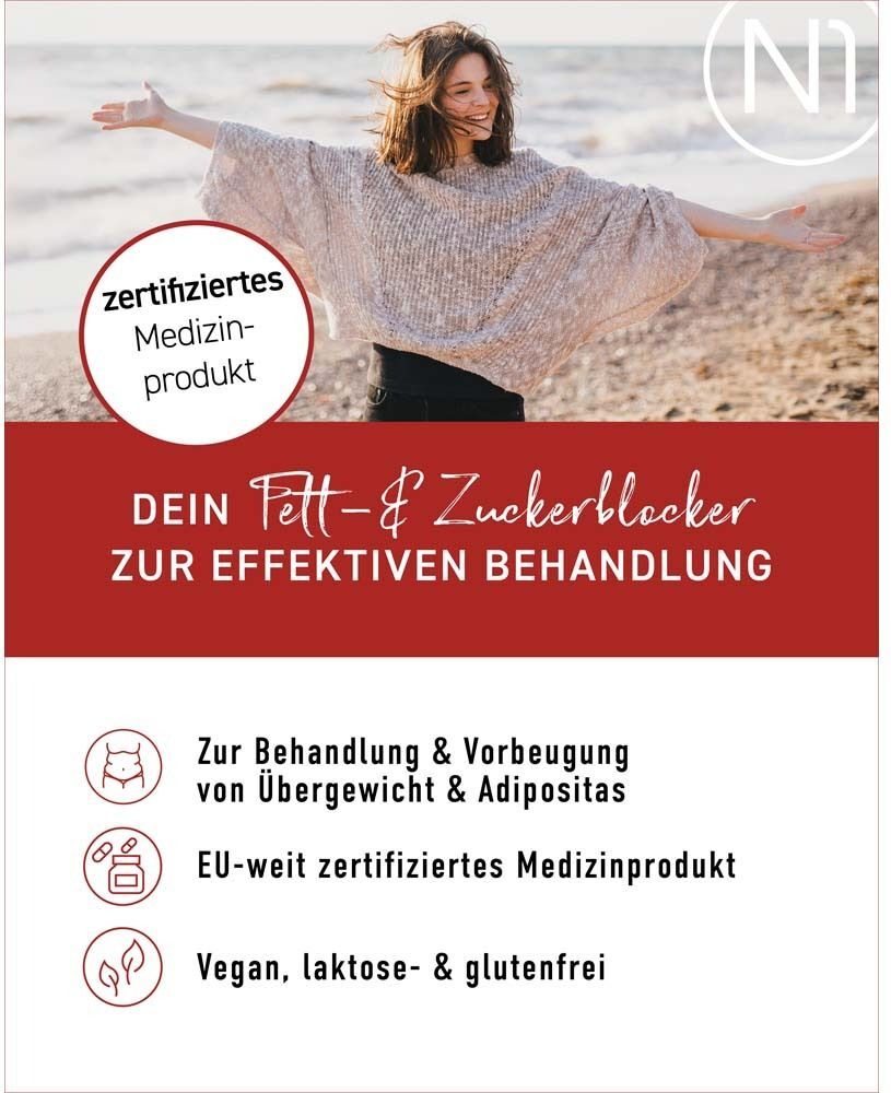 N1 Fett- Zucker- & Kohlenhydrate Blocker Tabletten 45 St