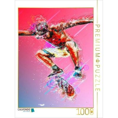 CALVENDO Puzzle Skateboarding 1000 Teile Lege-Größe 480 x 640 cm Foto-Puzzle Bild von Peter Roder