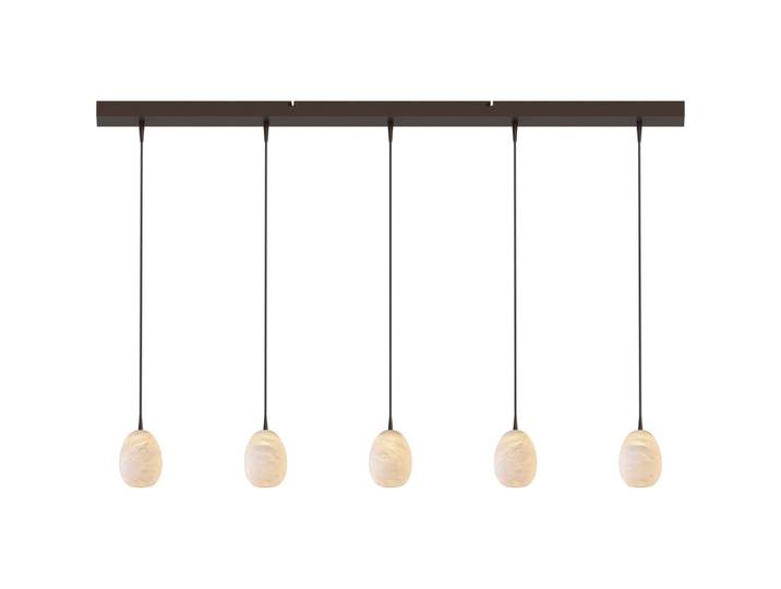 Design hanglamp Alta 5-lichts cacao Masterlight - 2321-15-130-5-20-9