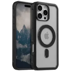Rokform Slim Magnetic Case, for iPhone 16 Pro Max, Black (Apple iPhone 16 Pro Max), Smartphone Hülle, Transparent, Schwarz