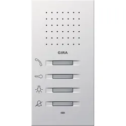 Gira 1250112 Wohnungsstation AP Flächenschalter Reinweiß