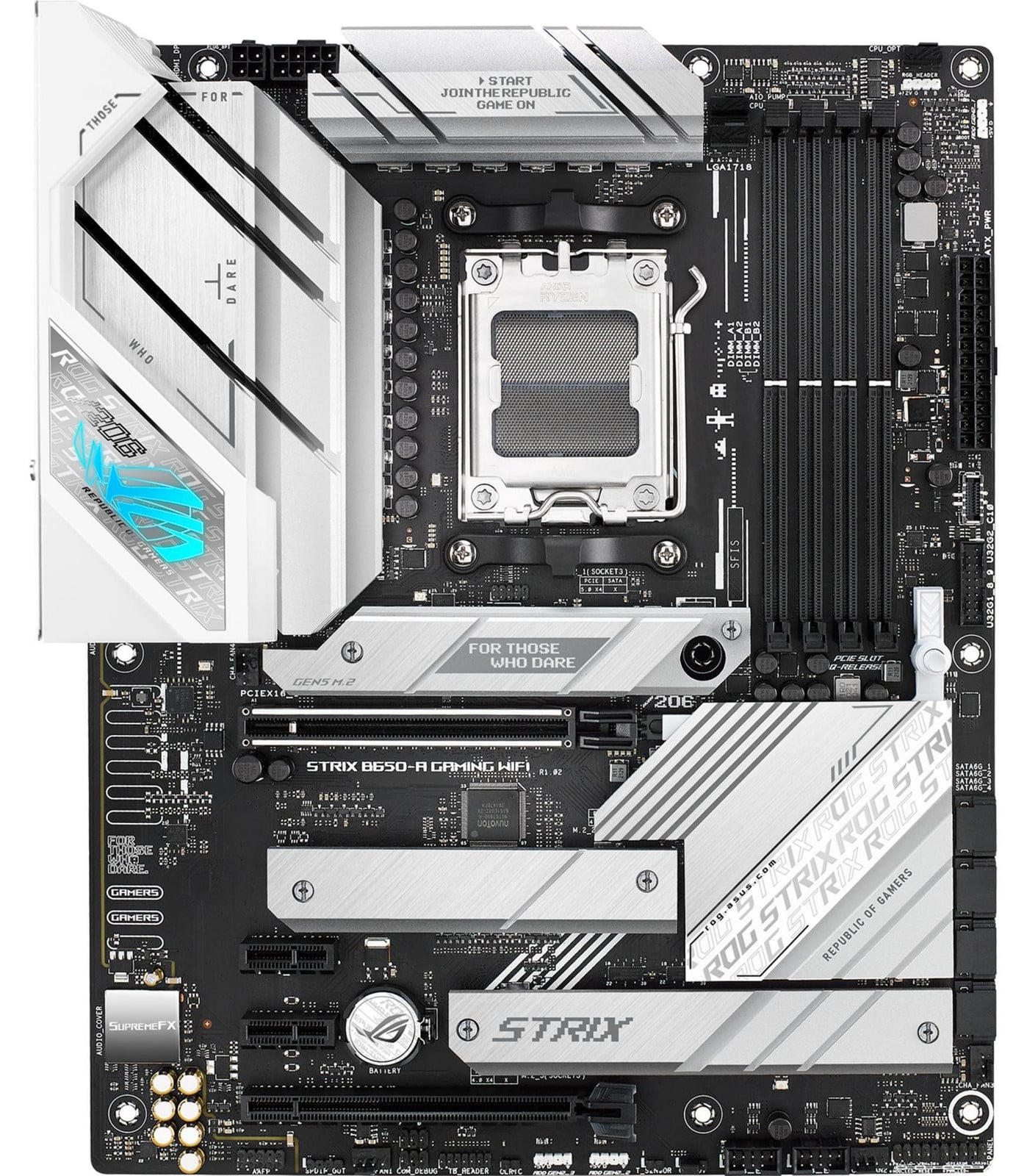 ASUS ROG STRIX B650-A GAMING WIFI AMD B650 Socket AM5 ATX moederbord