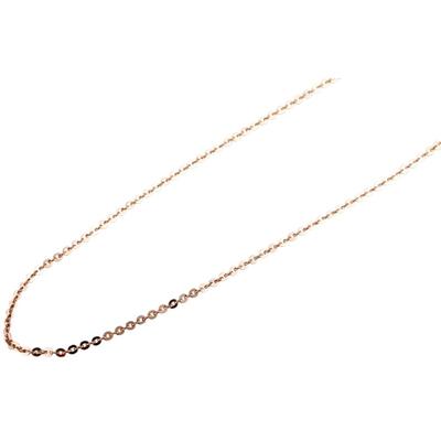 Kette ohne Anhänger ADELIA´S "Halskette – Ankerkette aus Edelstahl 80 cm", rosa (gold), Halsketten, Damen, 80cm, Edelstahl, Geschenkidee: zeitlos und vielseitig