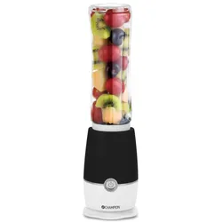 Champion Smoothiemaker 180W SM110 Schwarz/Weiss, Standmixer, Weiss, Schwarz