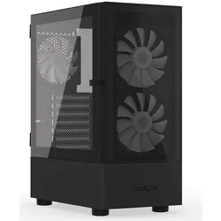 Krux Vako (ATX, mATX, Mini-ITX), PC Gehäuse, Schwarz