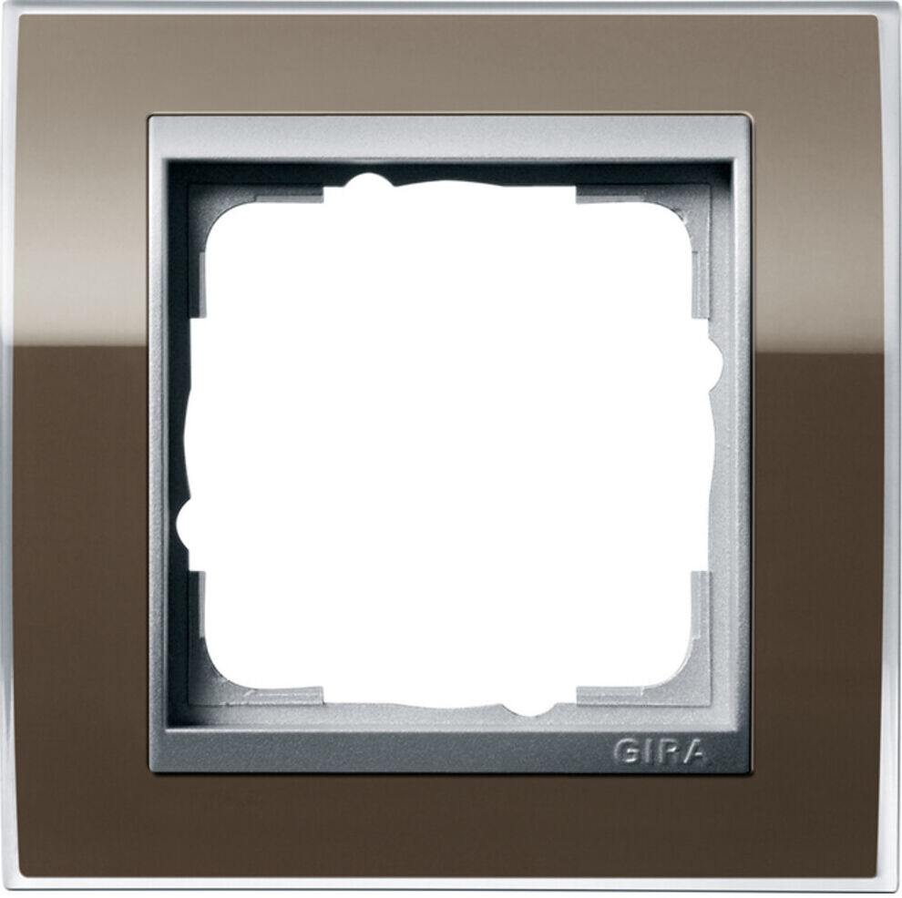 Gira Abdeckrahmen 1fach klar braun 0211766)