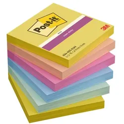 Post-it Super Sticky 4x Haftnotizen »Super Sticky Meeting Notes Summer Sorbet Collection« 20,3 x 15,2