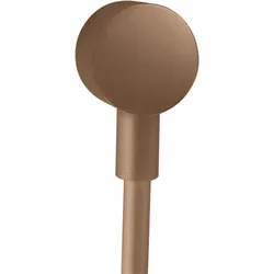 hansgrohe AXOR Starck FixFit Schlauchanschluss round, 27451310, Farbe: Brushed Red Gold