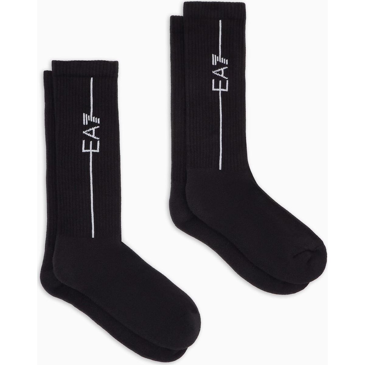 EA7 Unisex Train Socks S Bi-pack nero/nero (17020) L/XL 246002 CC999-17020-L/XL