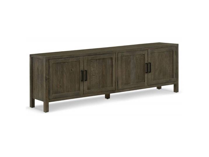 Bahut Bois Marron 220x40x68cm - DECORATION D'AUTREFOIS - Meuble de salon - Porte(s) - Adulte - Salon