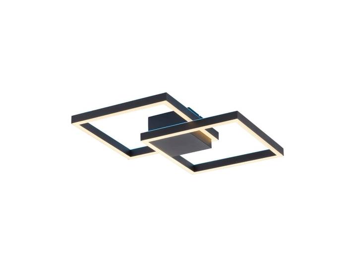 Paul Neuhaus Led-Deckenleuchte Q-Marko, Schwarz, Metall, Kunststoff, sechseckig, 52.5x9.5x52.5 cm, Farbwechsler, Farbtemperaturwechsler, Lampen & Leuchten, Innenbeleuchtung, Smart-Home-Lampen, Smart Home Deckenleuchten