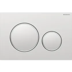 Geberit Sigma20 Betätigungsplatte für 2-Mengenspülung mattchrom lackiert, Easy-t...