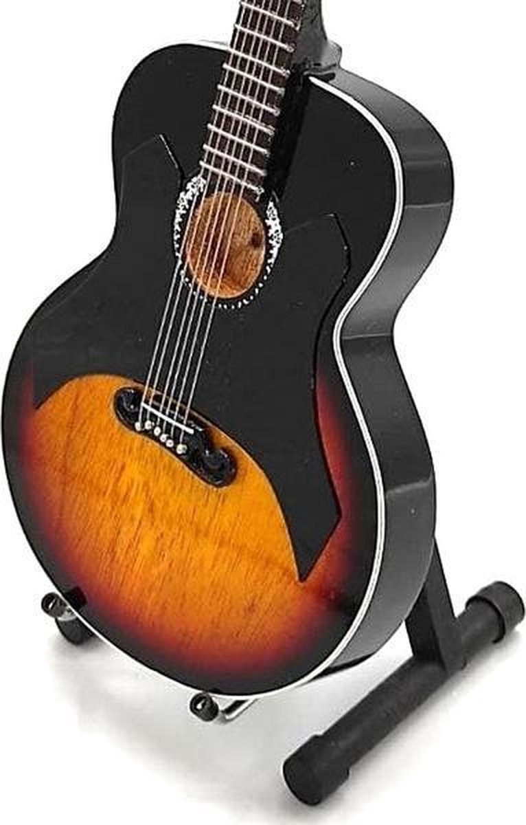 Miniatuur replica Gibson J-200 gitaar Johnny Cash