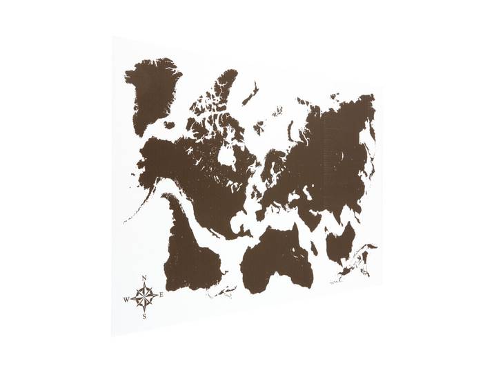 Crearreda Wandsticker Blackmap 47 × 67 cm