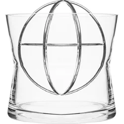 Sphere Vase L silberfarben