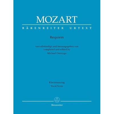 Requiem (Neuvervollständigung) Klavierauszug vokal, Taschenbuch von Wolfgang Amadeus Mozart, Baerenreiter-Verlag