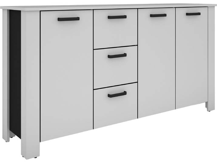 Sideboard BYLIVING Faro , weiss (weiß), B:160cm H:84cm T:40cm, Sideboards, Sideboard, moderne Kommode in verschiedenen Farben verfügbar, 160cm.