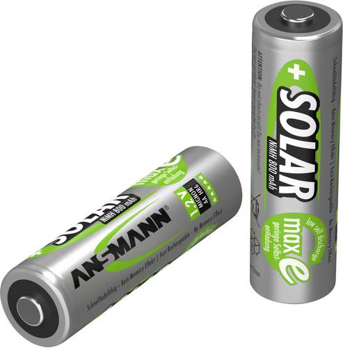 Ansmann HR06 Solar maxE Mignon (AA)-Akku NiMH 800 mAh 1.2V 2St.