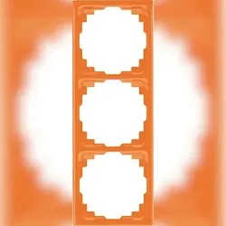 Jung Rahmen 3-fach orange CD 583 K O CD583KO