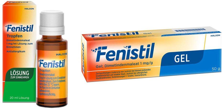 Fenistil Tropfen 20ml + Fenistil Gel 1 mg/g 50g