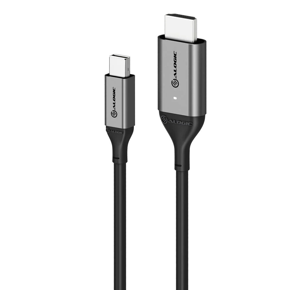 ALOGIC Ultra Mini DisplayPort 1.4 / HDMI 2.0 Kabel 4K60Hz 2m ULMDPHD02-SGR